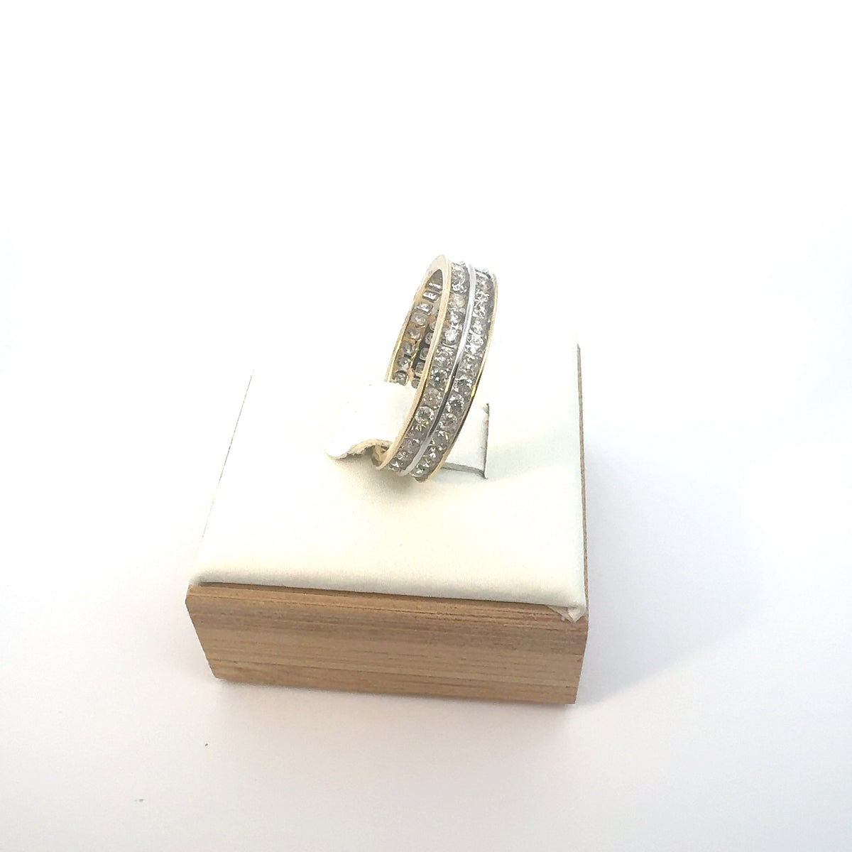 Diamond Channel Eternity Band