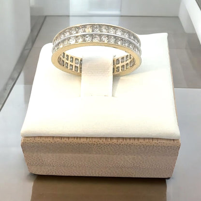 Diamond Channel Eternity Band