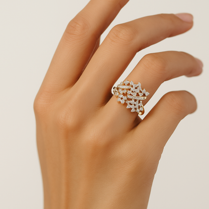 Splash Sparkle Natural Diamond Ring