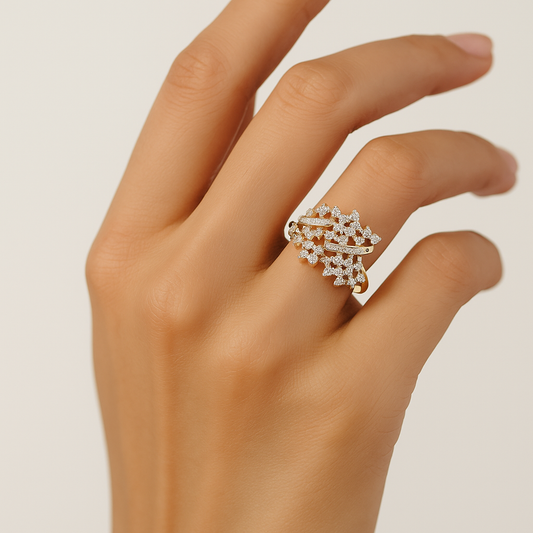 Splash Sparkle Natural Diamond Ring