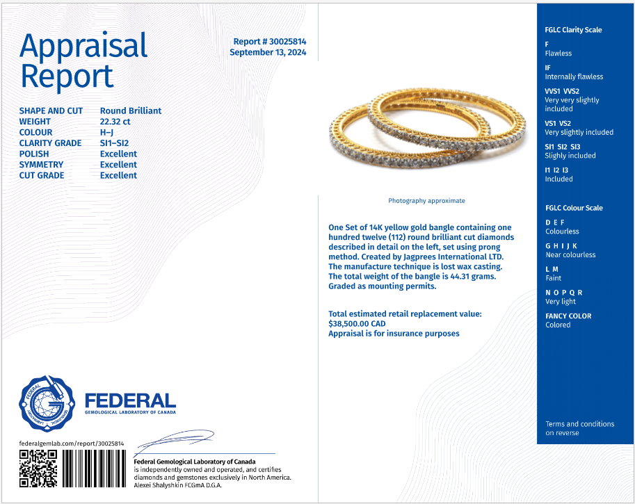 Diamond Runners / Single Line Bangles