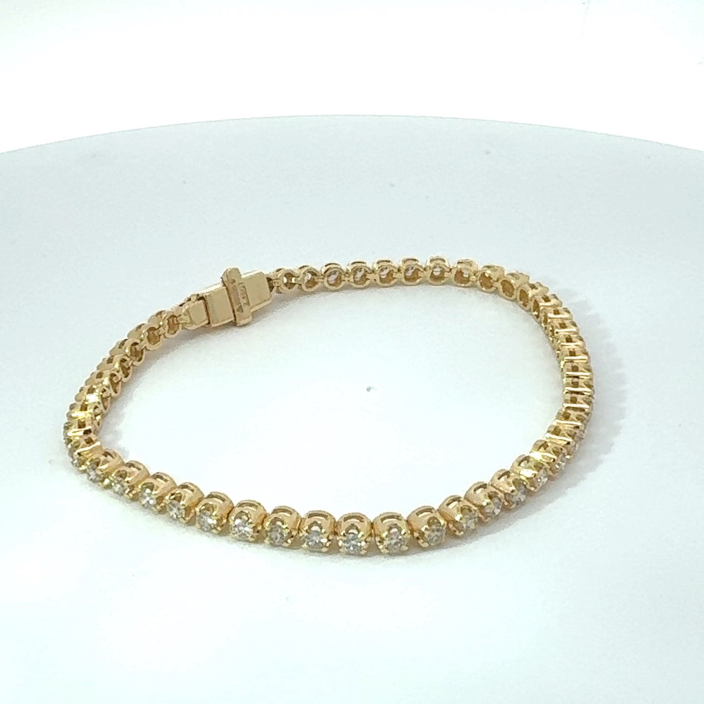 Tennis Bracelet Yellow Gold