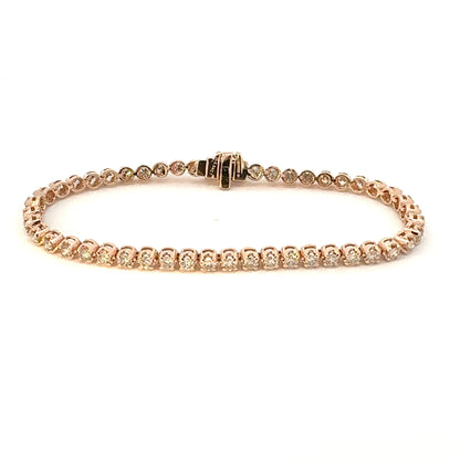 Tennis Bracelet in Rose Gold