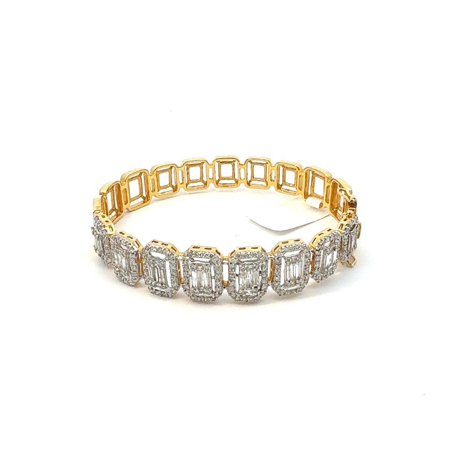 Emerald Cut Diamond Bracelet