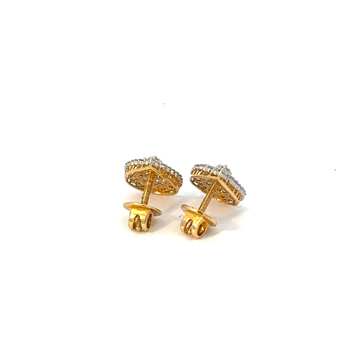 Drop Shape Natural Diamond Earrings