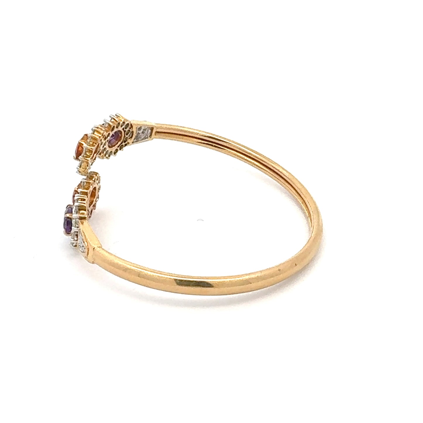 Citrene & Amethist Soft Bracelet