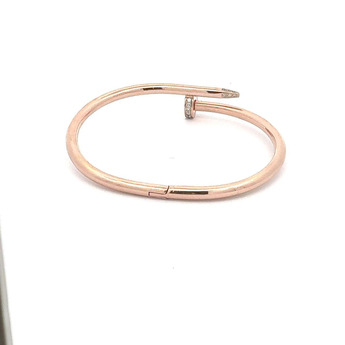 Nail It Rose Gold With Natural Diamonds