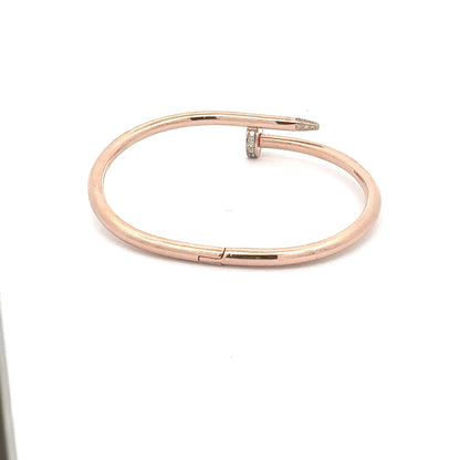 Nail It Rose Gold With Natural Diamonds