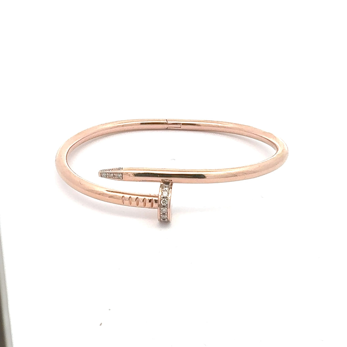 Nail It Rose Gold With Natural Diamonds