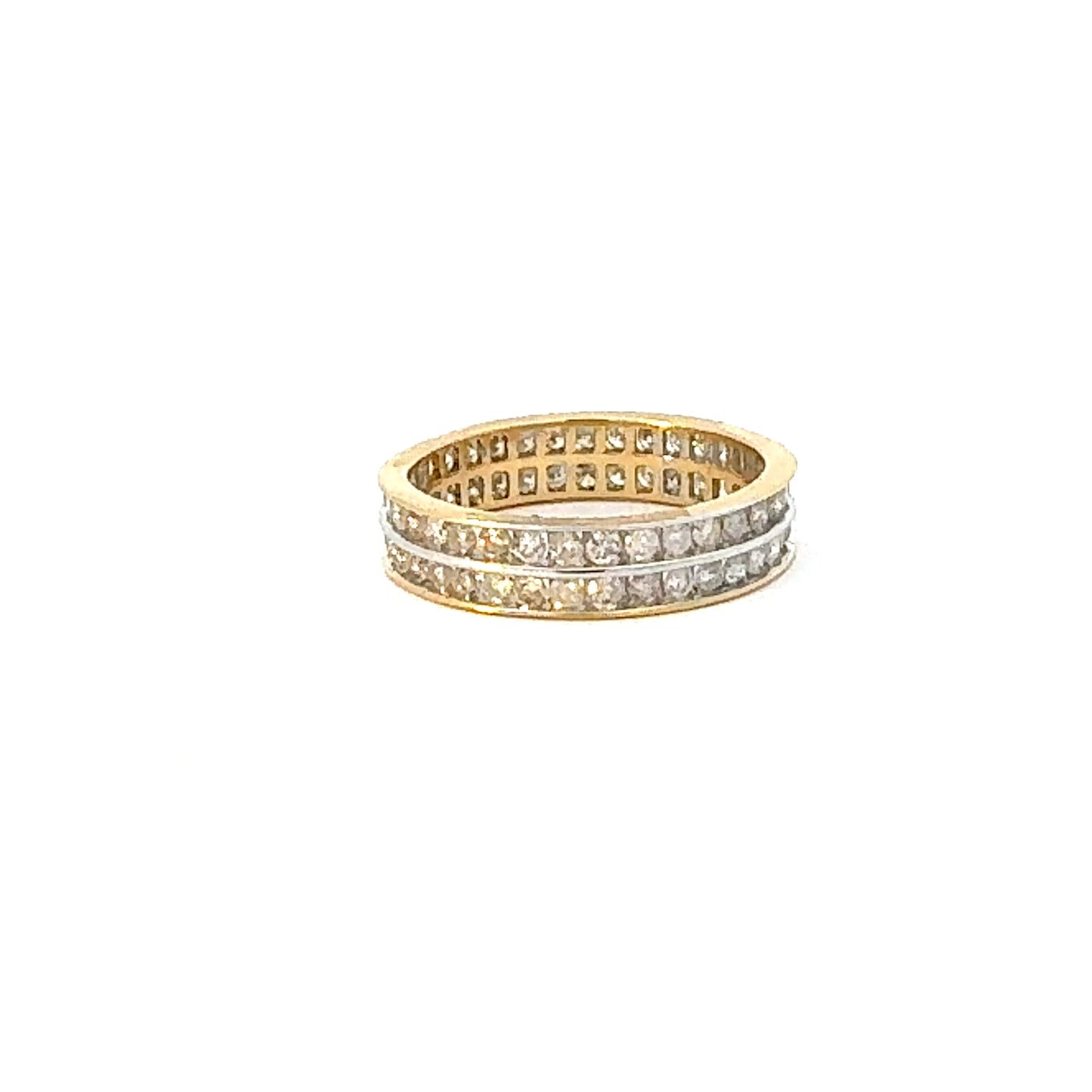 Diamond Channel Eternity Band