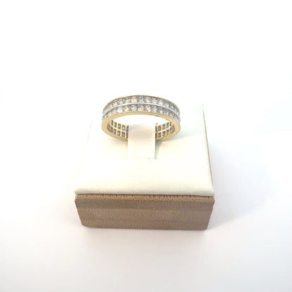 Diamond Channel Eternity Band