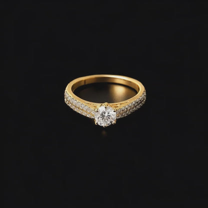 Elegant 1 ct Solitaire Promise Ring