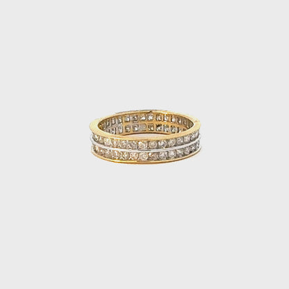 Diamond Channel Eternity Band