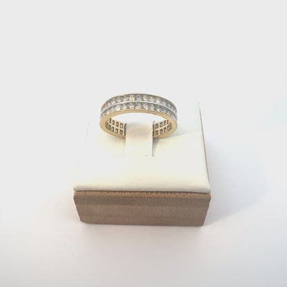 Diamond Channel Eternity Band